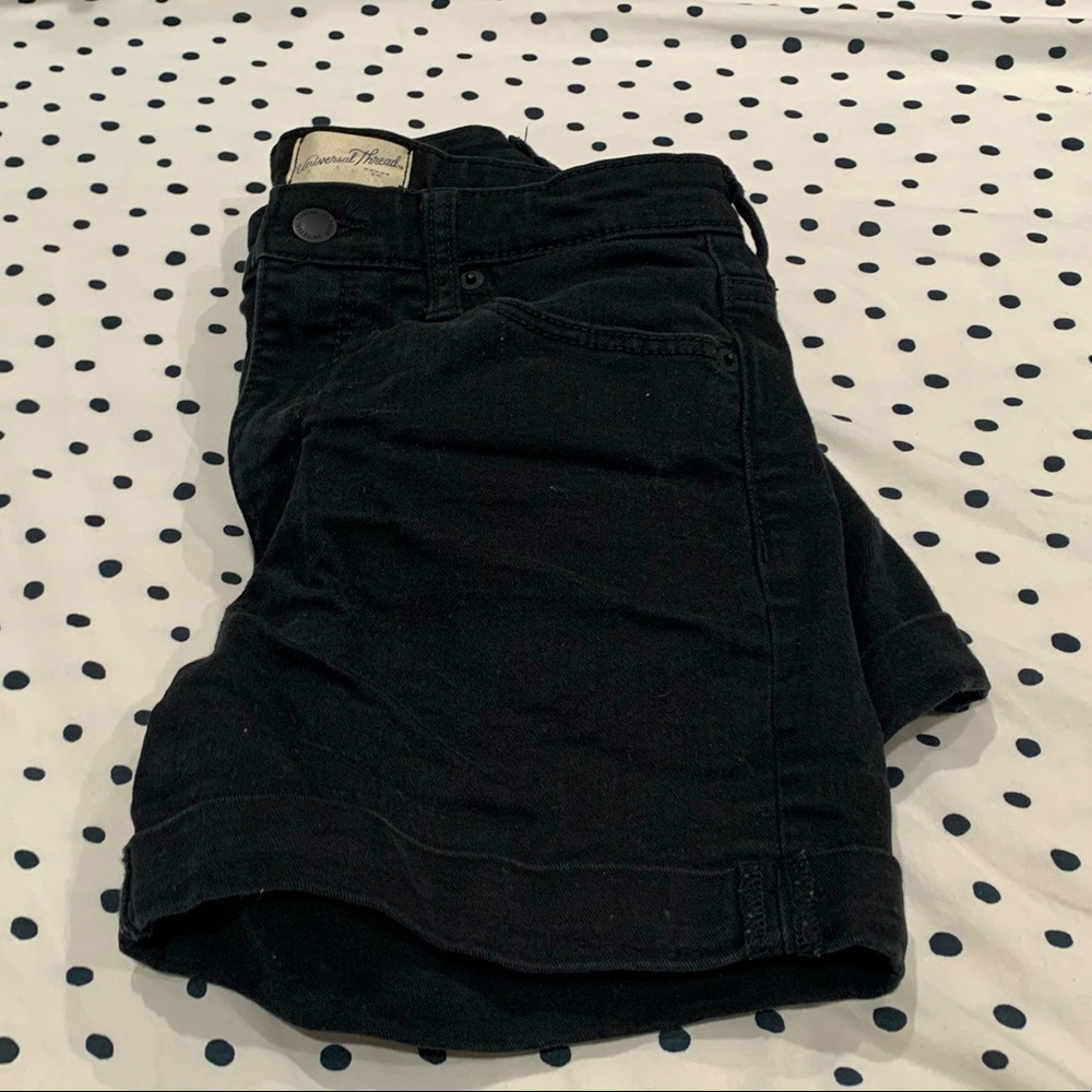 Universal Thread High Rise Midi Denim Shorts Size:0
